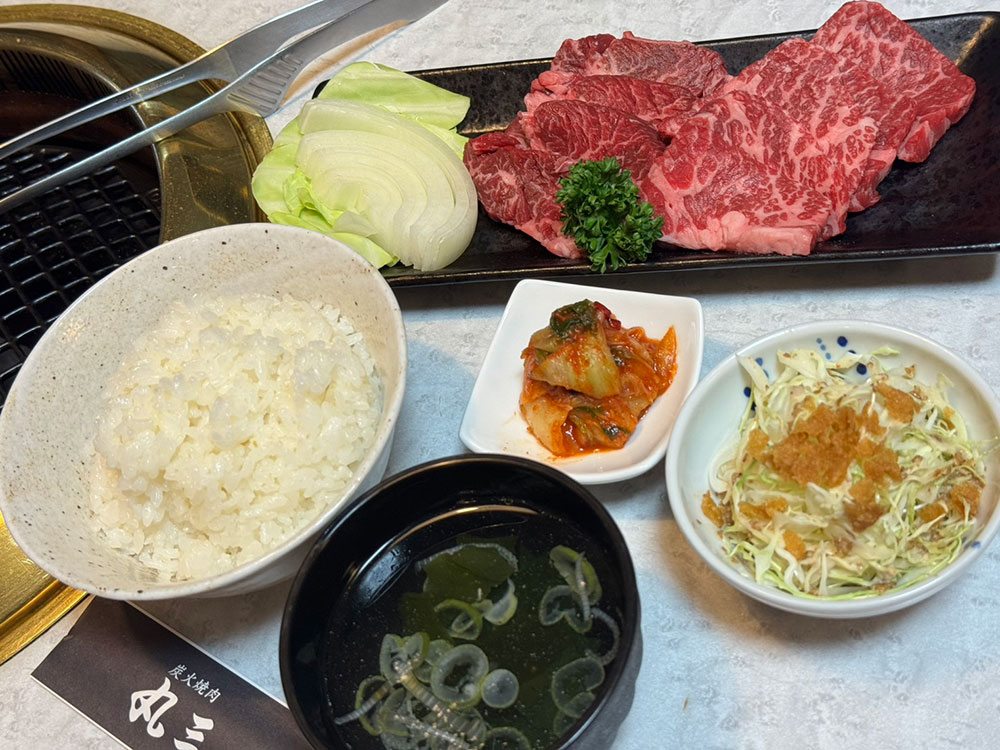 A：カルビ・サガリ定食